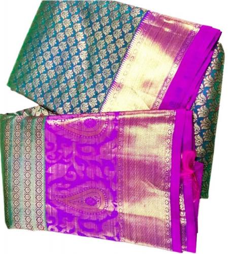 HF ZARI GRAND DESIGNING WEDDING SILK SAREES SSLW